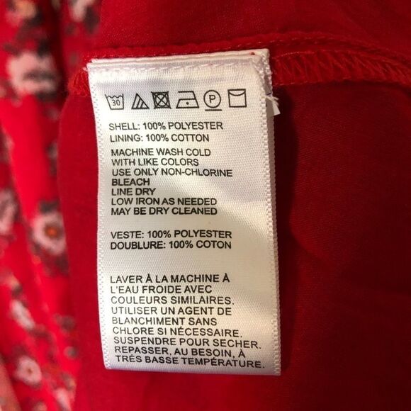 Urban Outfitters Red floral Smocked maxi dress - Picture 10 of 10